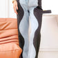 Noemi - gerade, cut-out, baggy jeans mit patchwork