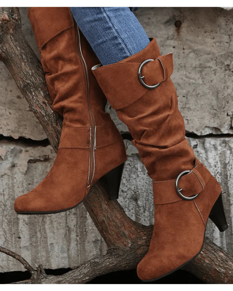 Weiche hohe stiefel für damen