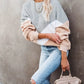Grace – langärmliger pullover mit rundhalsausschnitt