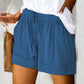 Emily – shorts mit elastischem bund und kordelzug für frühling/sommer