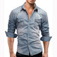 Edward – lässiges herren-jeanshemd mit langen armeln
