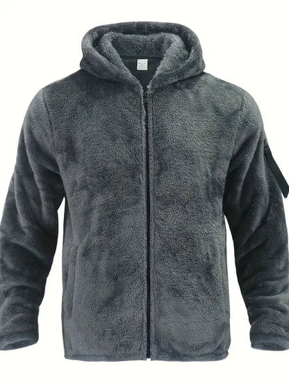 Gregory – flauschige reibverschlussjacke für herren
