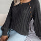 Natalie – lässiger pullover mit rundhalsausschnitt
