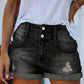 Natalie – gerippte jeansshorts für frühling/sommer