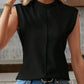 Isabella - weiße elegante ärmellose bluse