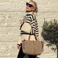 Natalie - gestreifter rollkragenpullover