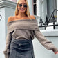 Xenia – schulterfreies, stylisches damen-top