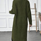 Cela - einfarbiges pulloverkleid