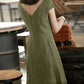 Elegantes sommerkleid mit zierlichen armeln