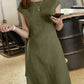 Elegantes sommerkleid mit zierlichen armeln