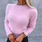 Einfarbiger Pullover