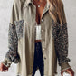 Aadhya – jeansjacke mit kontrastierenden pailletten