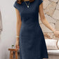 Elegantes sommerkleid mit zierlichen armeln