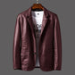 Stylische lederjacke für herren