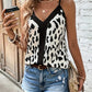 Riley - leopard print cami v-neck summer top