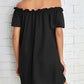 Amelia – schulterfreies sommerkleid mit kurzen armeln