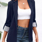 Ava – lässiger blazer mit offener vorderseite