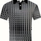 David – kurzärmliges golfhemd mit revers und kontrastierendem farbdesign