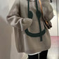 Rebecca – kapuzenpullover mit lächeln-design und kordelzug