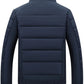 Sert – modische herrenjacke mit stehkragen – dicker und warmer wintermantel mit samtfutter