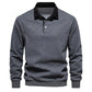 Elegantes herren langarm polo shirt mit klassischem kragen