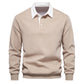 Elegantes herren langarm polo shirt mit klassischem kragen