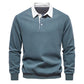 Elegantes herren langarm polo shirt mit klassischem kragen