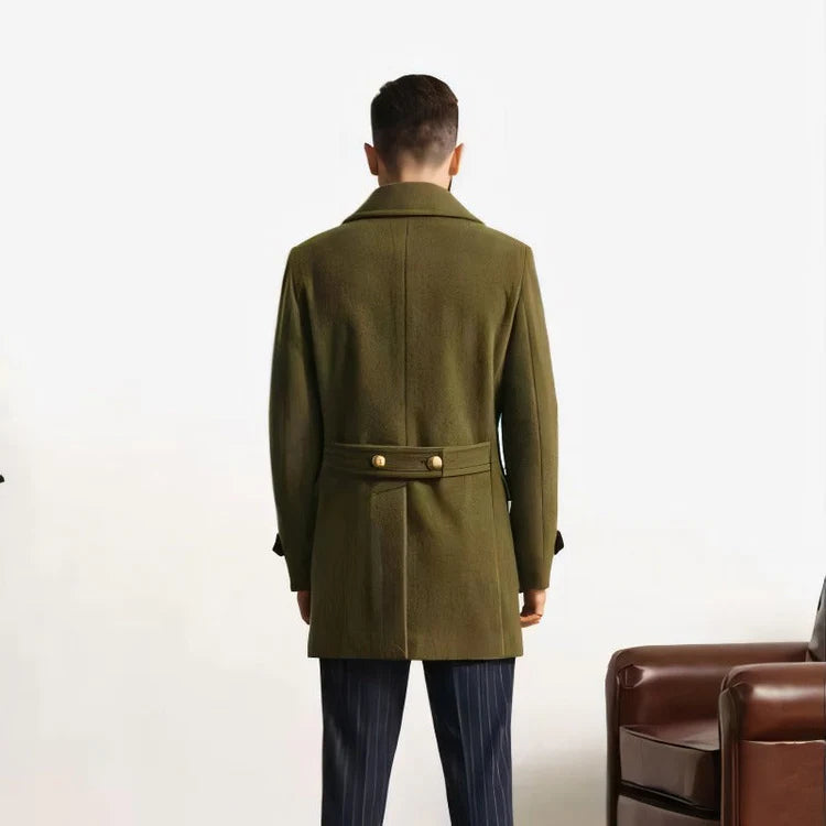Adam - warme herrenjacke mit seitentaschen und jackenkragen