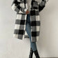 Olivia – teddyjacke mit karomuster