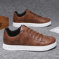Bequemer herren-schnürschuh mit bequemer sohle