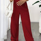 Avery – lässige, einfarbige hose mit weitem bein