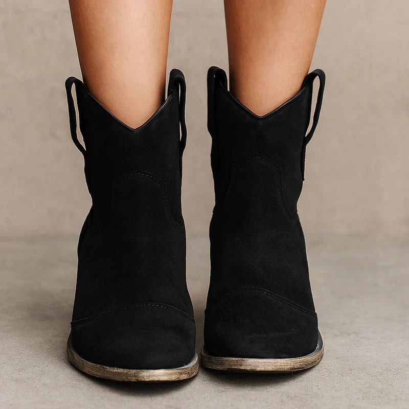 Pamu vintage western-stiefeletten – damen