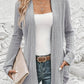 Scarlett – langärmliger cardigan mit offener vorderseite und zwei taschen