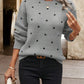 Chloe – pullover mit polka-dot-muster