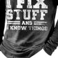 Diniz – sweatshirt mit grafischem text für männer