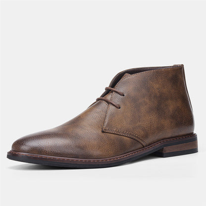 Klassische wüstenstiefel für herren im vintage-stil