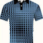David – kurzärmliges golfhemd mit revers und kontrastierendem farbdesign
