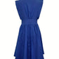 Evelyn – rüschenkleid mit schmaler taille und kragen