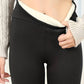 Emily – fleece-gefütterte leggings mit hoher taille