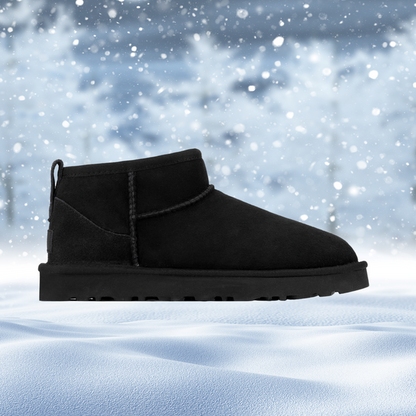 Alva - kurze winterstiefeletten aus mattem echtleder