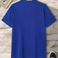 Brandon – t-shirt mit smile-print und rundhalsausschnitt