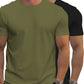 Jeremy – 2-teiliges, lässiges kurzarm-t-shirt für herren