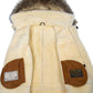 Meti - schafsfelljacke mit fellkapuze