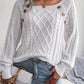 Natalie – lässiger pullover mit rundhalsausschnitt