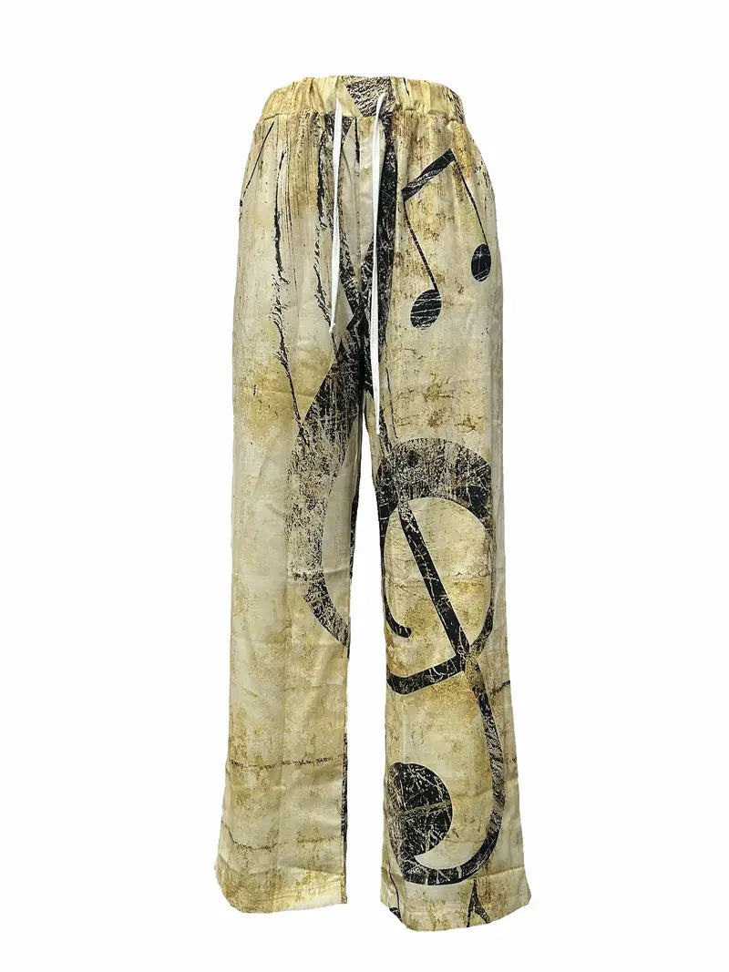 Daniel – hose mit weitem bein und kordelzug für herren