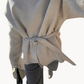 Ophelia - taillierte damenjacke mit schickem gürteldesign