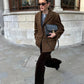 Monika – klassischer wildlederblazer