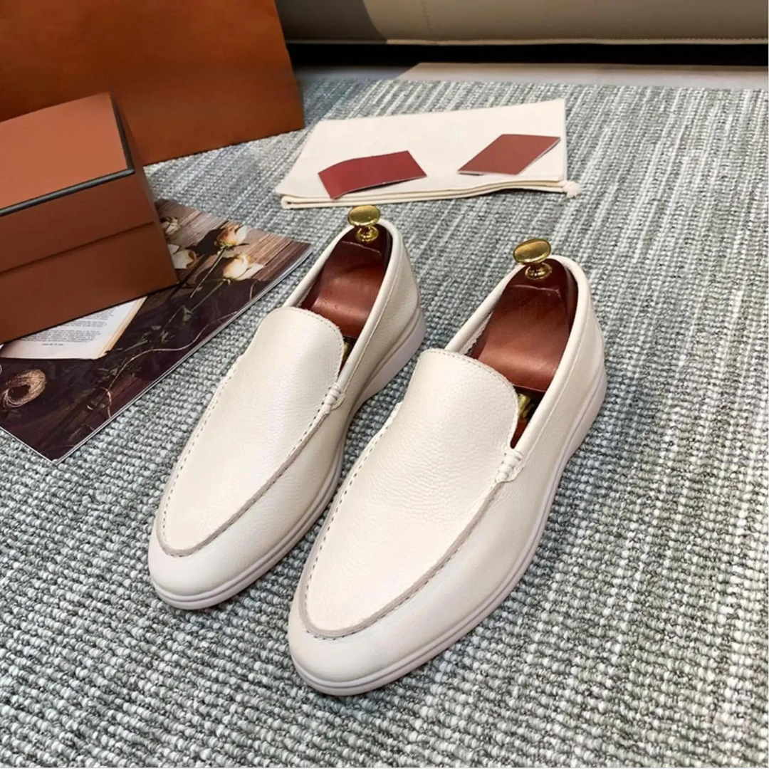 Elegante herren-loafer aus hochwertigem leder