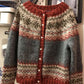 Abigail - bequemer, geknöpfter pullover aus vintage-jacquard von fel island