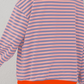 Zoe übergroßer pullover | gestreifter, gemütlicher pullover